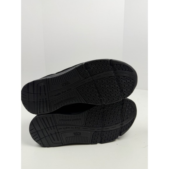 SAS Orthopedic Black Walking Shoes Arch Support Women's 12 1/2 Wide Comfortable - Picture 13 of 14